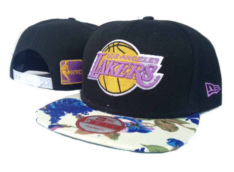 NBA Los Angeles Lakers NE Snapback Hat #88